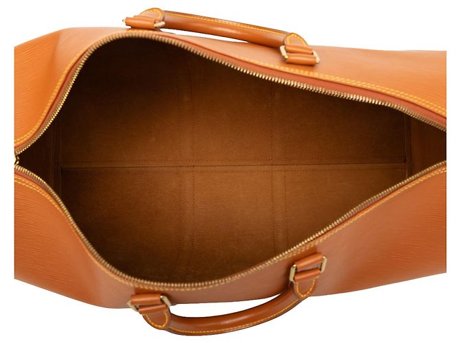 Borsa da viaggio Louis Vuitton Epi Keepall 50 Marrone - vista 4