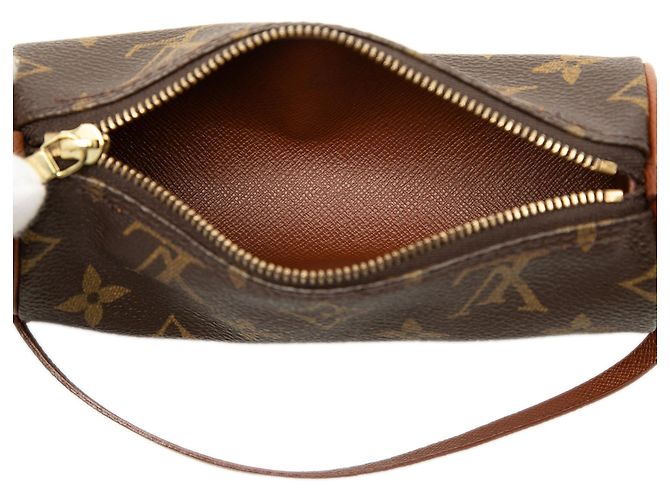 Borsa a mano Louis Vuitton Monogram Papillon Pochette Marrone - vista 4