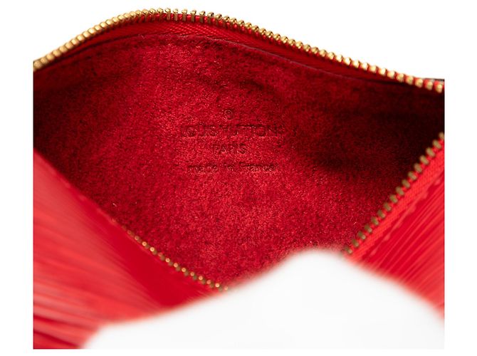 Sac à main Louis Vuitton Epi Pochette Papillon rouge - vue 5