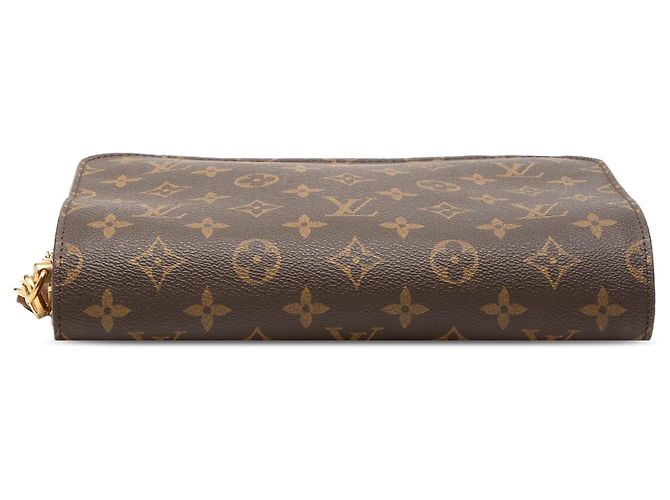 Borsa a pochette Louis Vuitton Monogram Orsay Marrone - vista 3