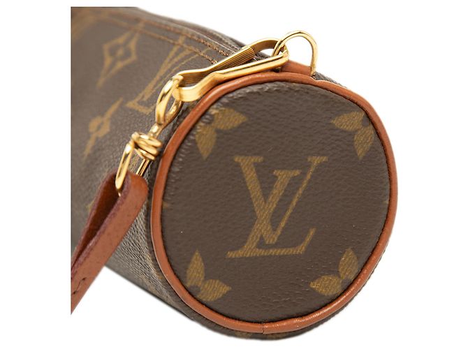 Borsa a mano Louis Vuitton Monogram Papillon Pochette Marrone - vista 5
