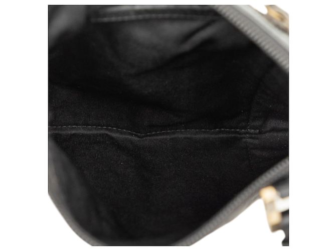 Borsa a tracolla Fendi Zucca Canvas nera Nero - vista 4