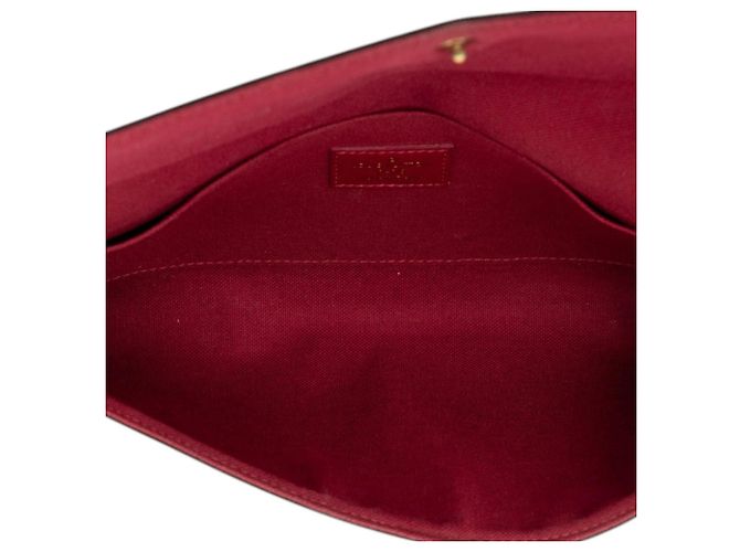 Borsa a tracolla Louis Vuitton Monogram Pochette Felicie Marrone - vista 4