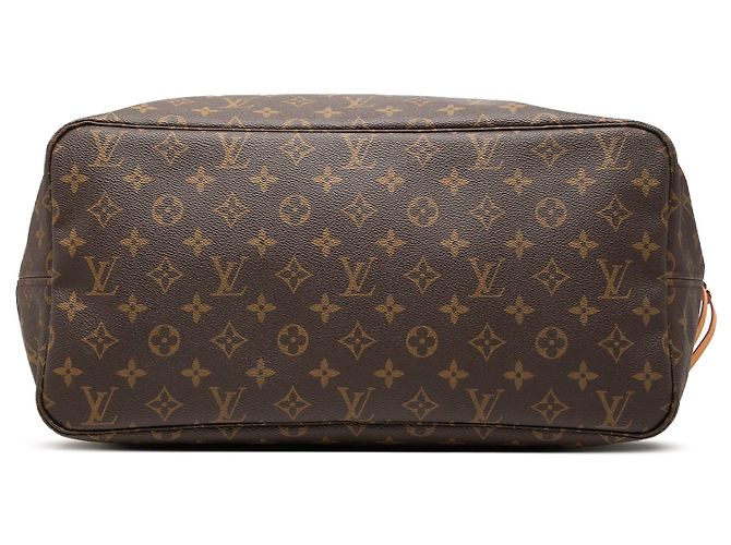 Borsa Tote Louis Vuitton Monogram Neverfull GM Marrone - vista 3