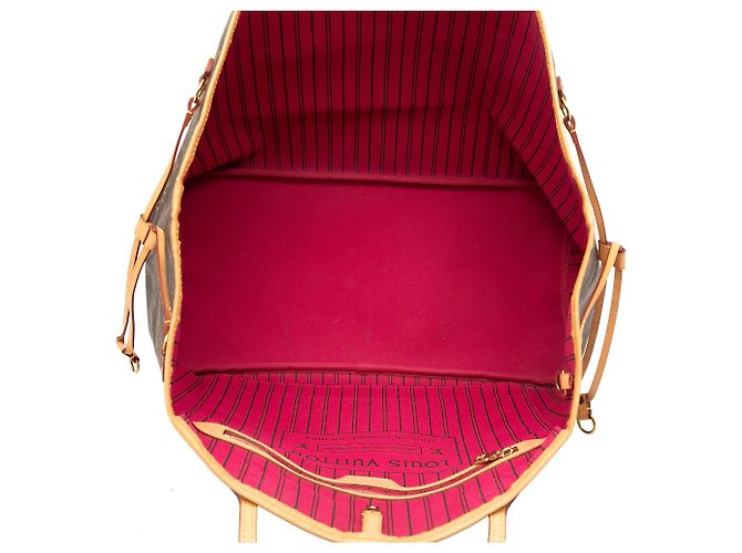Borsa Tote Louis Vuitton Monogram Neverfull GM Marrone - vista 4