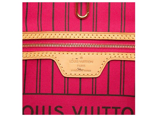 Borsa Tote Louis Vuitton Monogram Neverfull GM Marrone - vista 5
