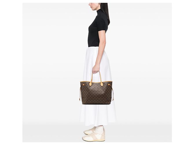 Borsa Tote Louis Vuitton Monogram Neverfull GM Marrone - vista 6