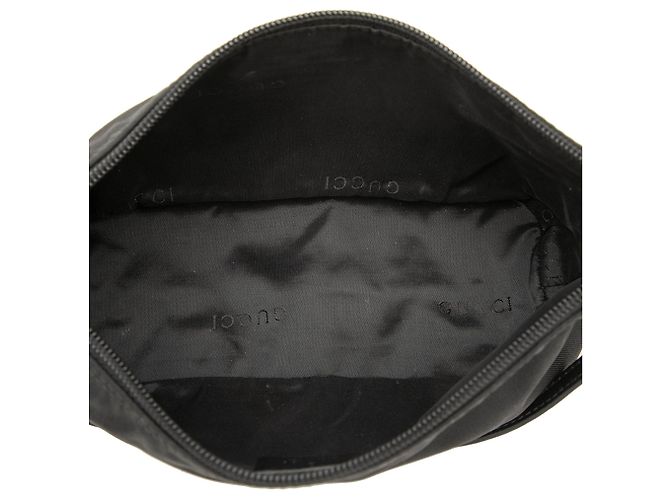 Borsa a tracolla Boat Gucci in nylon nero - vista 4