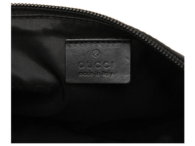 Borsa a tracolla Boat Gucci in nylon nero - vista 5