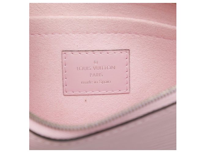 Pochette Louis Vuitton Epi Neverfull Rose - vue 5