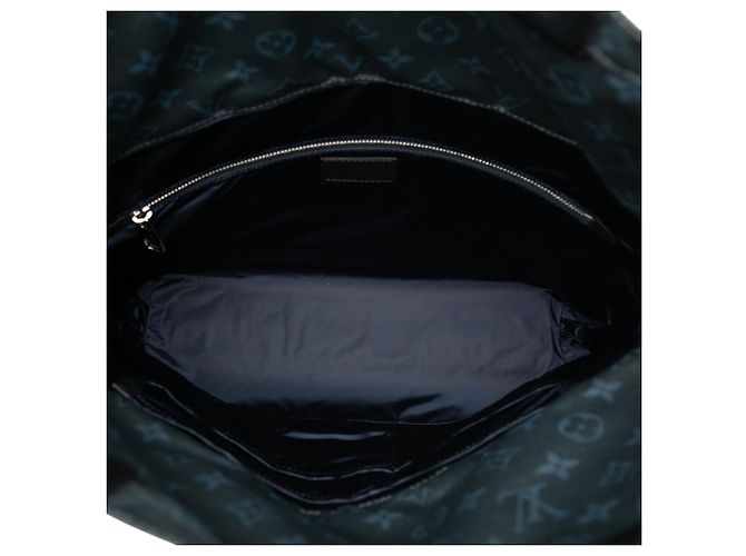 Borsa Ultralight Louis Vuitton Monogram Nera a Strisce Cobalt Nero - vista 4