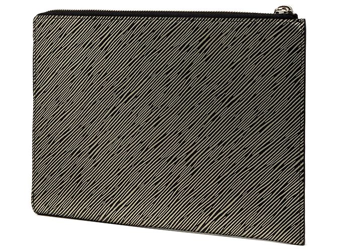 Borsa a Pochette Louis Vuitton Epi Essential V Argento - vista 2
