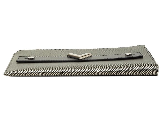 Borsa a Pochette Louis Vuitton Epi Essential V Argento - vista 3