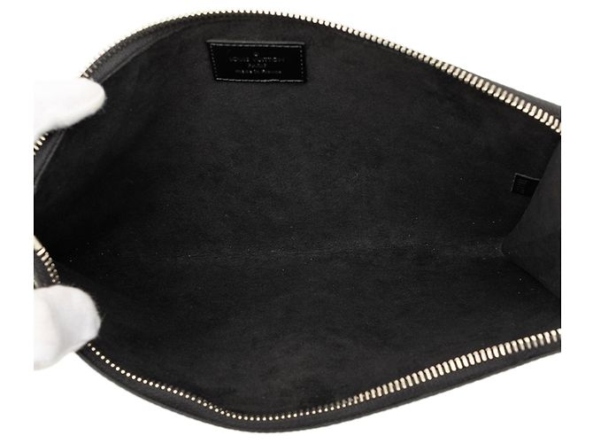 Borsa a Pochette Louis Vuitton Epi Essential V Argento - vista 4