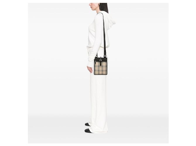 Borsa a Tracolla Gucci GG Canvas Beige - vista 6