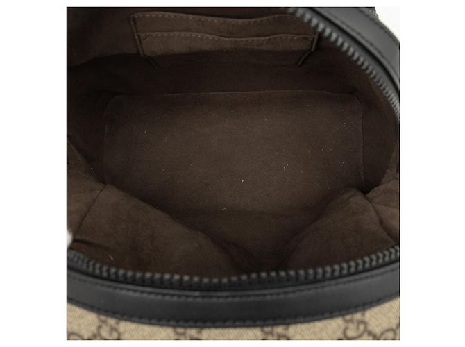 Petit sac à dos Gucci Eden Day GG Supreme noir - vue 4