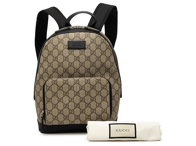 Petit sac à dos Gucci Eden Day GG Supreme noir - vue 7
