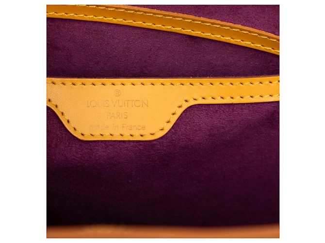 Borsa a mano Louis Vuitton Epi Saint Jacques PM Gialla con tracolla corta Giallo - vista 5