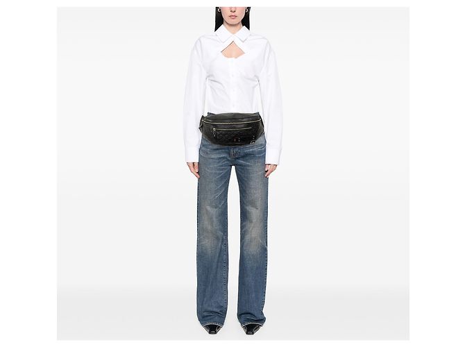 Gucci Guccissima Web Gürteltasche schwarz - Ansicht 6