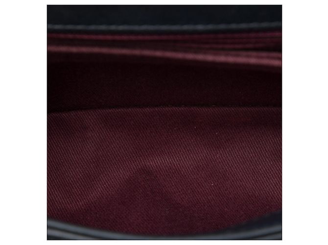 Borsa Chanel Mini Chevron in vitello invecchiato nero con manico Coco - vista 4