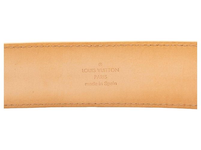 Louis Vuitton Damier Azur Initiales Gürtel Weiß - Ansicht 8