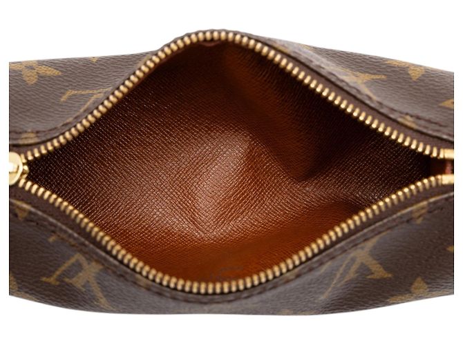 Borsa a mano Louis Vuitton Monogram Papillon Pochette Marrone - vista 4