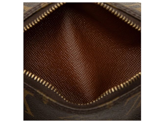 Borsa a mano Louis Vuitton Monogram Papillon Pochette Marrone - vista 4