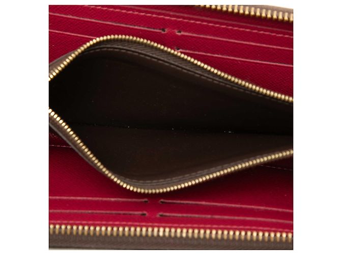 Portafoglio lungo Louis Vuitton Monogram Clemence marrone - vista 4