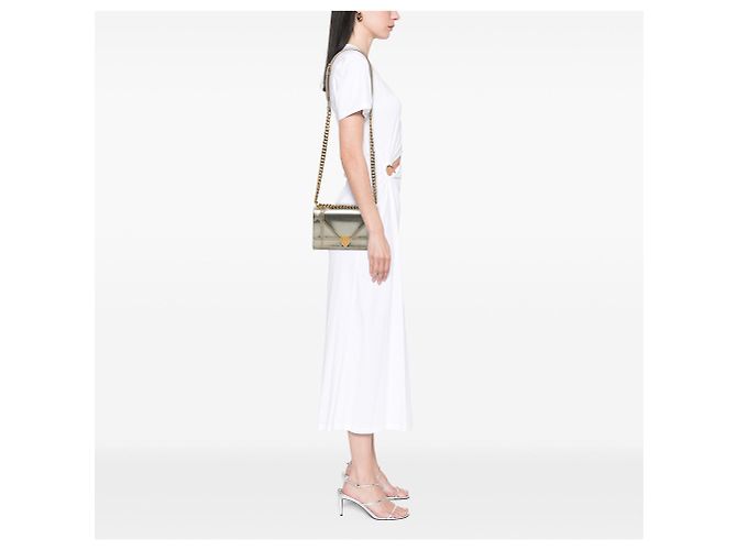 Autre Marque Borsa a tracolla Diorama Small in vernice con borchie Argento Dior - vista 7