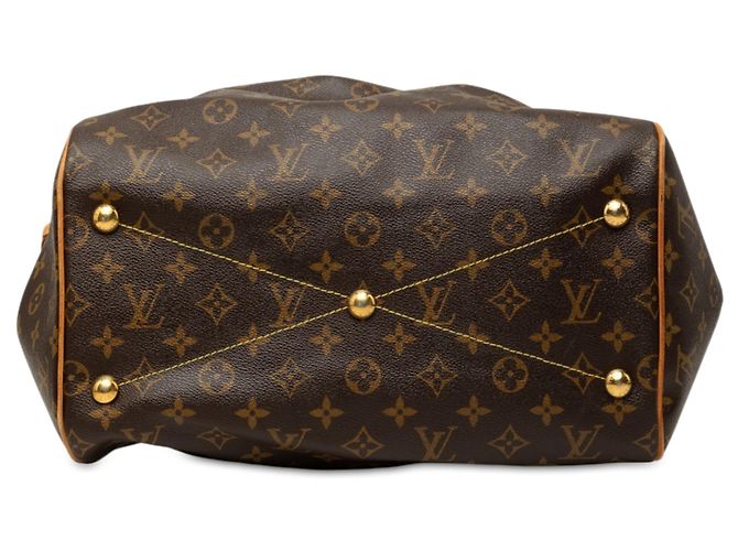 Borsa a tracolla Louis Vuitton Monogram Tivoli GM Marrone - vista 3