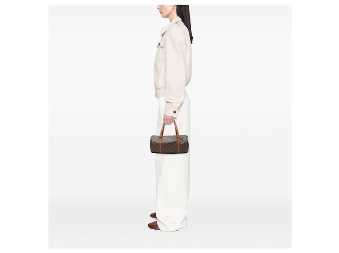 Borsa a mano Louis Vuitton Monogram Papillon 30 Marrone - vista 6