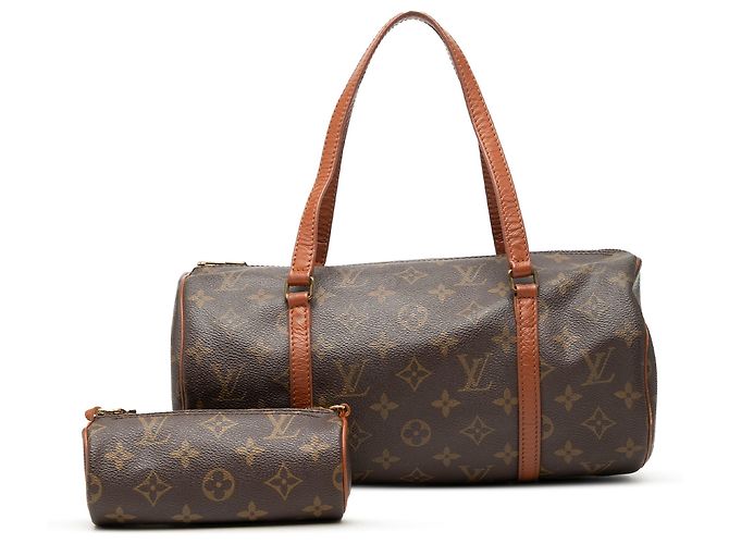 Borsa a mano Louis Vuitton Monogram Papillon 30 Marrone - vista 7