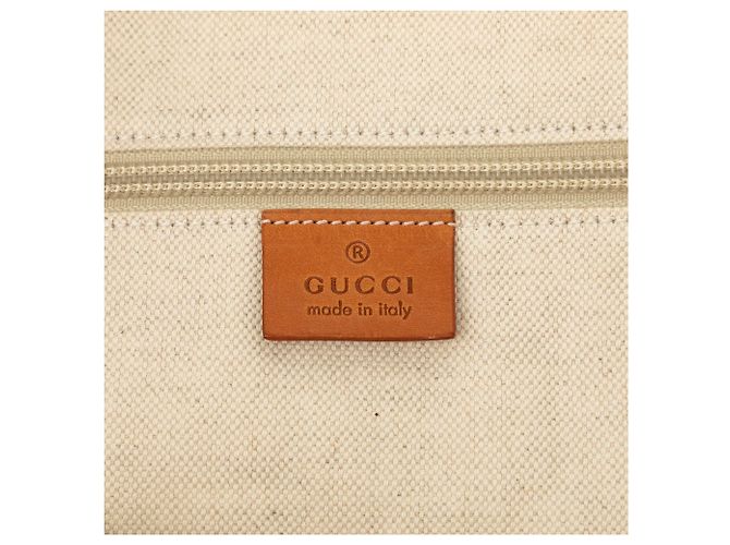 Gucci Canvas Web Tote braun - Ansicht 5