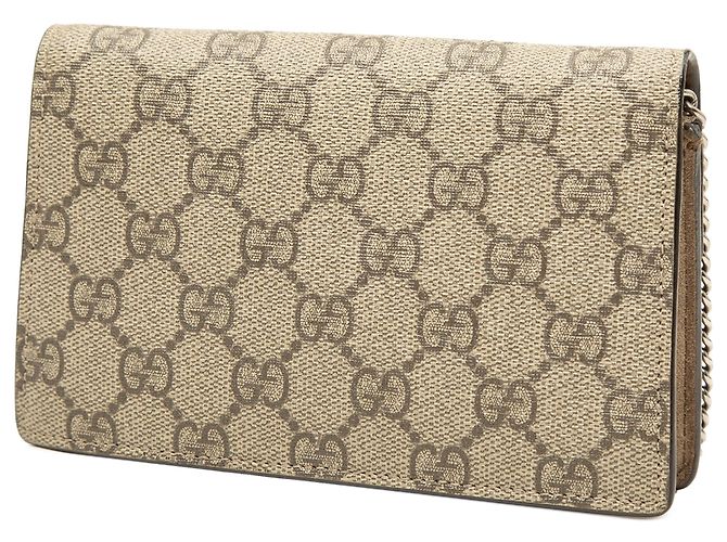 Borsa a tracolla Gucci Mini GG Supreme Dionysus Beige - vista 2