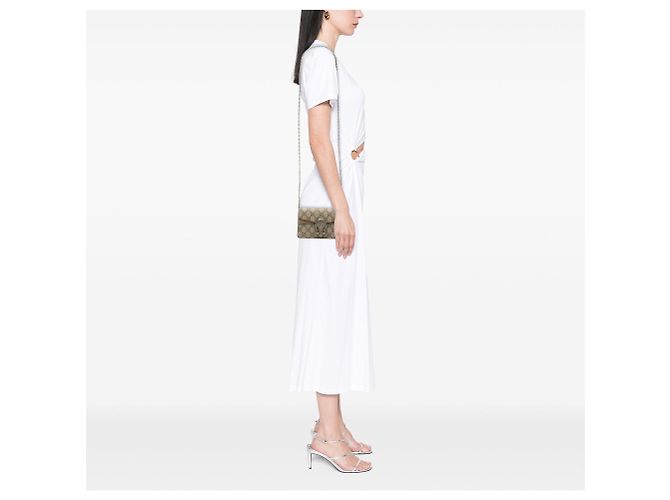 Borsa a tracolla Gucci Mini GG Supreme Dionysus Beige - vista 6