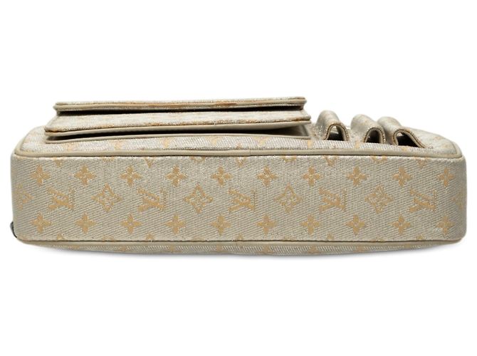 Louis Vuitton Monogram Mini Lin Shine McKenna Schultertasche Silber - Ansicht 3