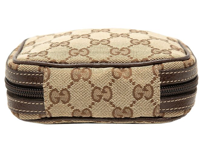 Necessaire Gucci GG Canvas Beige - vista 3