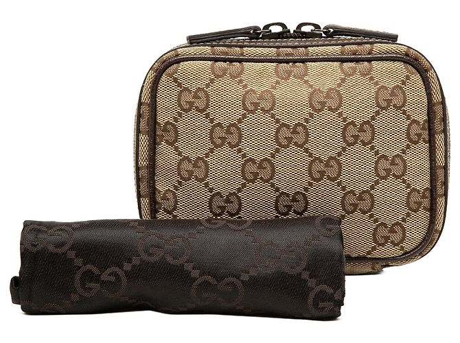 Necessaire Gucci GG Canvas Beige - vista 7