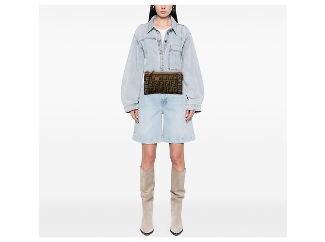 Fendi Zucca Canvas Gürteltasche braun - Ansicht 6
