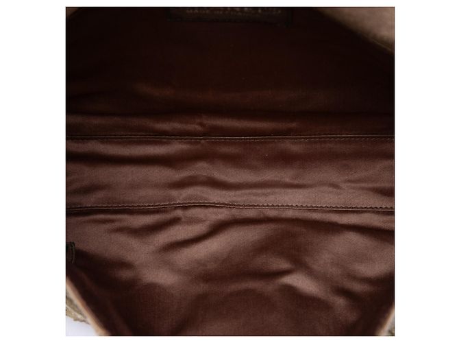 Borsa a tracolla Chanel Reissue 2.55 con patta in camoscio patchwork beige - vista 4