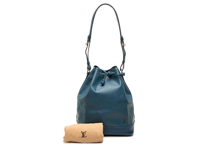Borsa a secchiello Louis Vuitton Epi Noe GM Blu - vista 7