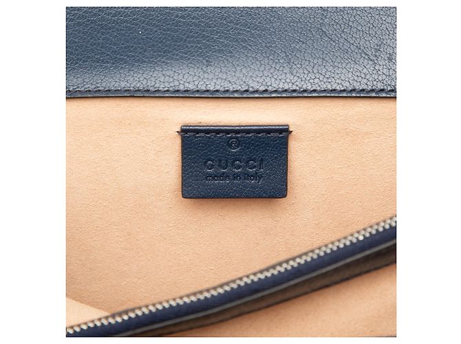 Borsa a tracolla Dionysus media in vitello a righe Multi Gucci Argento - vista 5