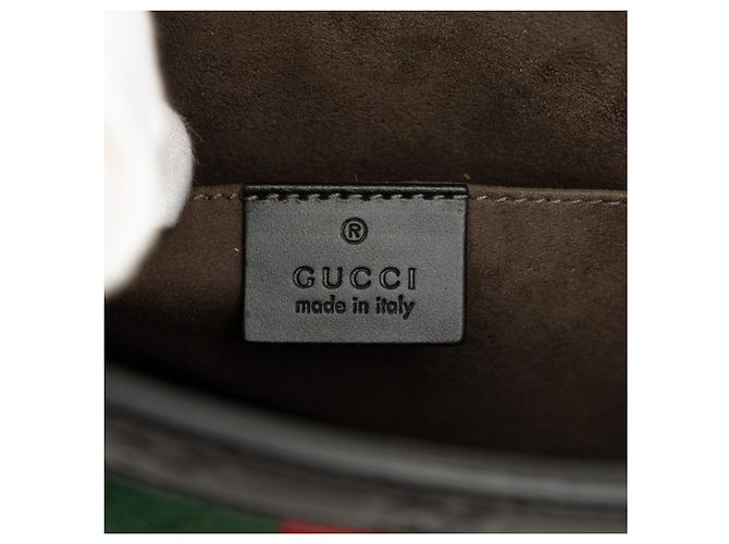 Clutch Gucci Guccissima Web nera Nero - vista 5