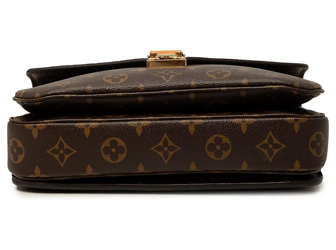 Borsa Louis Vuitton Monogram Pochette Metis Marrone - vista 3