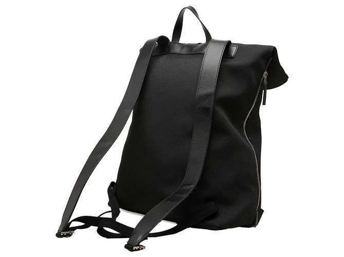 Zaino Gucci Canvas Techno Web con patta nero - vista 2