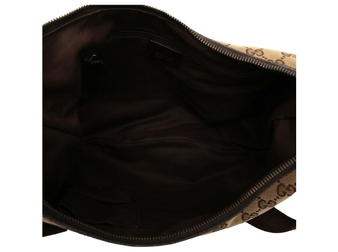 Borsa a tracolla Gucci GG Canvas beige - vista 4