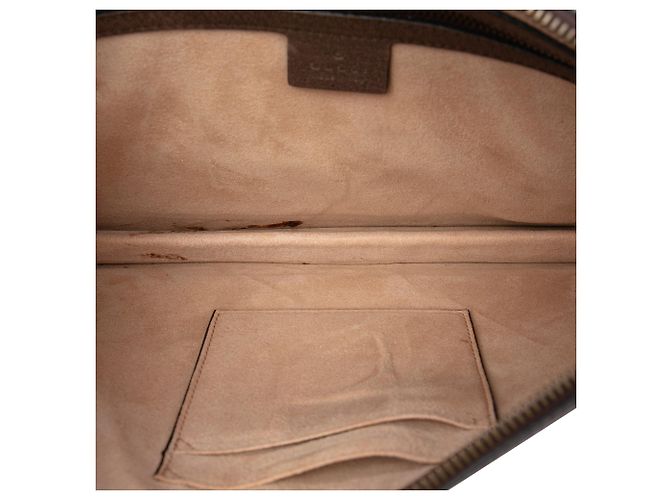 Clutch Gucci GG Supreme Web Ophidia Beige - vista 4