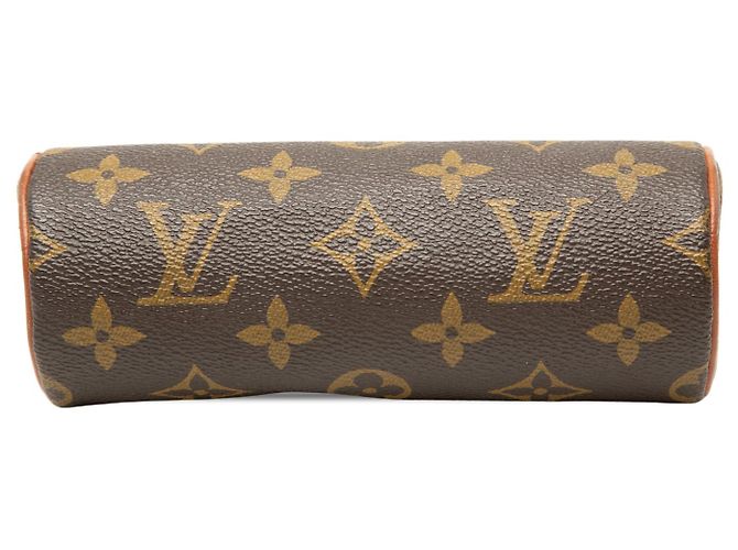 Borsa a mano Louis Vuitton Monogram Papillon Pochette Marrone - vista 3