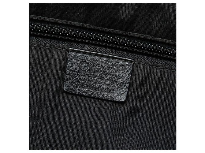 Borsa a tracolla Gucci GG in nylon nera Nero - vista 5