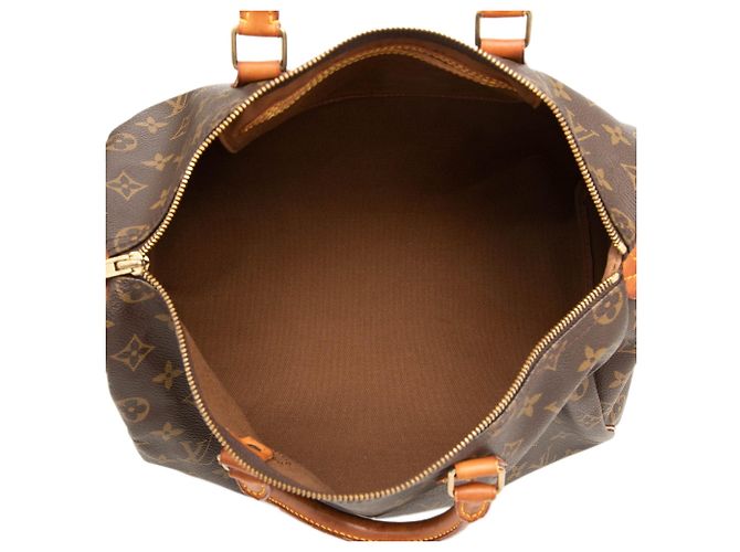 Borsa Boston Louis Vuitton Monogram Speedy 35 Marrone - vista 4